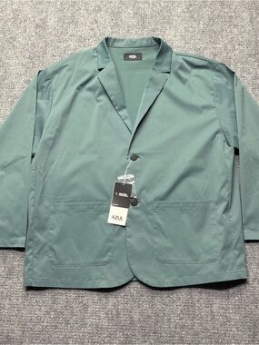 AZUL BY MOUSSY Blazer Mens L-XL Blue Relax Easy Set Up NEW